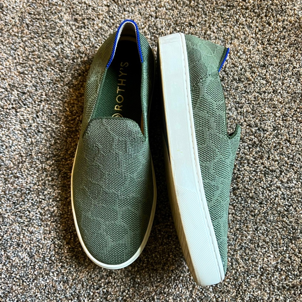 Rothy’s Retired Sahara Giraffe Slip-Ons